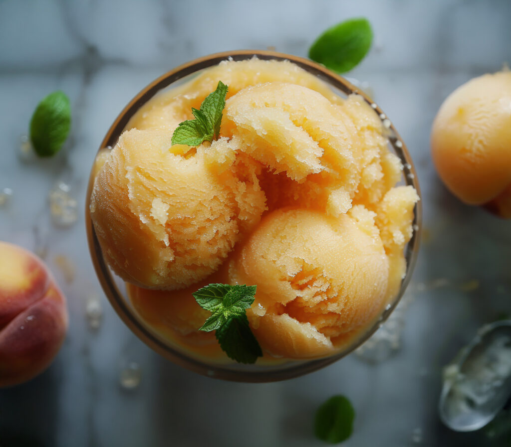 ethereal peach sorbet